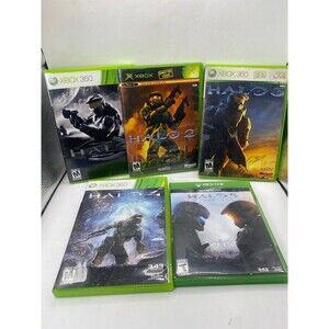 Halo 1 Through 5 Collection OG Xbox 360 4 Game Bundle Halo 1,2,3,4 5Tested